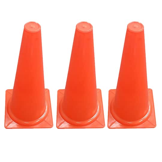 Martin Sports 15" Orange Safety Cones, 3ct.